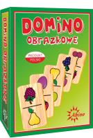 Domino obrazkowe - owoce ABINO. Wydawca: ABINO. SmakLiter.pl Opakowanie Domino obrazkowe - owoce ABINO