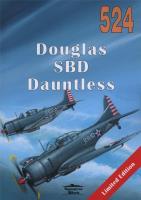 Douglas SBD Dauntless 524. Autor: Janusz Ledwoch, Burdowicz-Nowicki Jacek. SmakLiter.pl Okładka książki Douglas SBD Dauntless 524