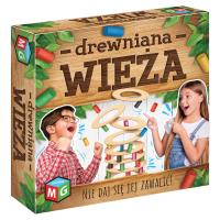 Drewniana wieża. Wydawca: MULTIGRA. SmakLiter.pl Opakowanie Drewniana wieża
