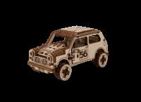 Opakowanie Drewniane puzzle 3D. Rally Car 1