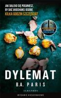 Dylemat pocket. Autor: Paris B.A.. SmakLiter.pl Okładka książki Dylemat pocket