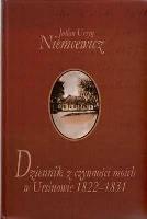 Okładka książki Dziennik z czynności moich w Ursinowie 1822-1831