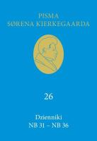 Dzienniki NB 31 NB 36. Autor: Kierkegaard Soren. SmakLiter.pl Okładka książki Dzienniki NB 31 NB 36