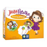 Jadzia Pętelka ćwiczy pamięć. Autor: Łuksza Agata. SmakLiter.pl Okładka książki Jadzia Pętelka ćwiczy pamięć