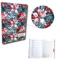 Opakowanie Kalendarz 2022 A5 tygodniowy soft touch Kwiaty Taj