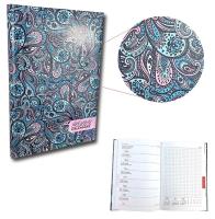 Opakowanie Kalendarz 2022 A5 tygodniowy UV Paisley Turkus