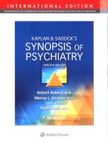 Kaplan & Sadock's Synopsis of Psychiatry Twelfth Edition. Autor: Boland Robert, Verduin Marcia, Ruiz Pedro. SmakLiter.pl Okładka książki Kaplan & Sadock's Synopsis of Psychiatry Twelfth Edition