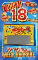 Opakowanie Karnert Urodziny 18 męskie zdrapka JCX - 021