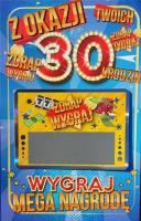 Opakowanie Karnert Urodziny 30 męskie zdrapka JCX - 023