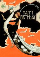 Opakowanie Karnet B6 brokat z kopertą Urodziny Lusterko