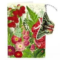 Opakowanie Karnet B6 i zawieszka z kopertą - Maliny