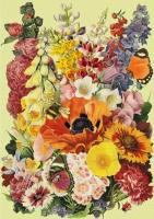 Opakowanie Karnet B6 z kopertą Kwiaty