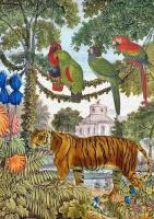 Opakowanie Karnet B6 z kopertą Tygrys w ogrodzie