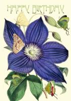 Opakowanie Karnet B6 z kopertą Urodziny Powojnik