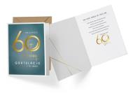 Opakowanie Karnet V-013 Urodziny 60