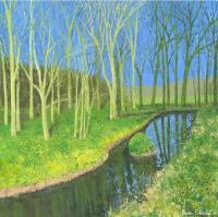 Opakowanie Karnet z kopertą Drzewa przy strumyku