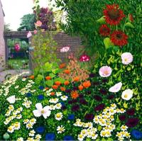 Opakowanie Karnet z kopertą Ogród za murem