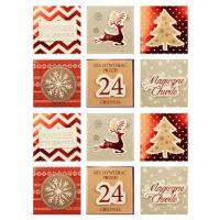 Opakowanie Karnety samoprzylepne do podpisywania prezentów / 12 szt.