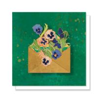 Okładka książki Kartka okolicznościowa. Bratki