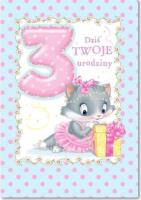 Opakowanie Kartka okolicznościowa Urodziny 3 MF08