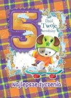 Opakowanie Kartka okolicznościowa Urodziny 5 MF05