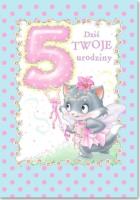 Opakowanie Kartka okolicznościowa Urodziny 5 MF10