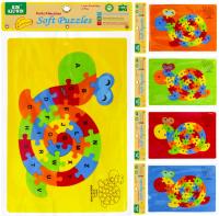 Opakowanie Klocki piankowe puzzle 1 szt. mix
