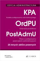 Okładka książki Kodeks postępowania administracyjnego Ordynacja podatkowa Prawo o postępowaniu przed sądami administracyjnymi