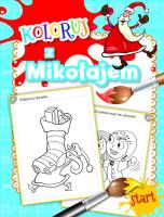 Okładka książki Koloruj z Mikołajem