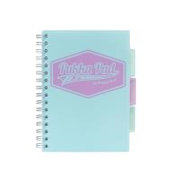 Kołozeszyt PUKKA PASTEL A5 PROJECT BOOK morski, kratka. Wydawca: Pukka Pads. SmakLiter.pl Opakowanie Kołozeszyt PUKKA PASTEL A5 PROJECT BOOK morski, kratka