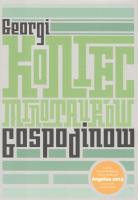 Koniec Minotaurów. Autor: Gospodinow Georgi. SmakLiter.pl Okładka książki Koniec Minotaurów