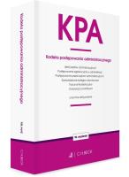 KPA. Kodeks postępowania administracyjnego... w.10. Autor: Opracowanie zbiorowe. SmakLiter.pl Okładka książki KPA. Kodeks postępowania administracyjnego... w.10