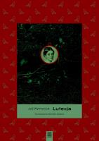 Lutecja. Autor: Jurij Wynnyczuk. SmakLiter.pl Okładka książki Lutecja