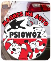 Opakowanie Magnes na auto PSIOWÓZ
