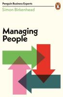 Managing People. Autor: Birkenhead Simon. SmakLiter.pl Okładka książki Managing People