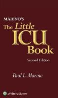 Marino's The Little ICU Book Second edition. Autor: Marino Paul L., Galvagno  Samuel M. Jr.. SmakLiter.pl Okładka książki Marino's The Little ICU Book Second edition