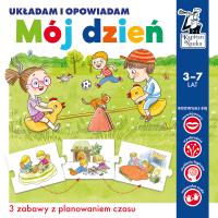 Mój dzień Układam i opowiadam. Autor: Opracowanie zbiorowe. SmakLiter.pl Okładka książki Mój dzień Układam i opowiadam