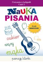 Nauka pisania Ćwiczenia w kaligrafii 2. Autor: Guzowska Beata. SmakLiter.pl Okładka książki Nauka pisania Ćwiczenia w kaligrafii 2