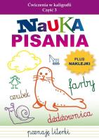 Nauka pisania Ćwiczenia w kaligrafii Część 3. Autor: Guzowska Beata. SmakLiter.pl Okładka książki Nauka pisania Ćwiczenia w kaligrafii Część 3