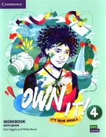 Own It! 4 Workbook with eBook. Autor: Higgins Eoin, Woodcock Philippa. SmakLiter.pl Okładka książki Own It! 4 Workbook with eBook