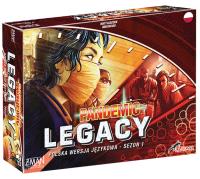 Pandemic Legacy - Edycja czerwona LACERTA. Autor: Rob Daviau, Leacock Matt. SmakLiter.pl Okładka książki Pandemic Legacy - Edycja czerwona LACERTA