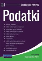 Podatki - ujednolicone przepisy. Autor: praca zbiorowa. SmakLiter.pl Okładka książki Podatki - ujednolicone przepisy