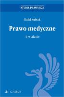 Prawo medyczne. Autor: Kubiak Rafał. SmakLiter.pl Okładka książki Prawo medyczne