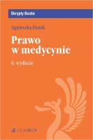 Prawo w medycynie w6. Autor: dr Agnieszka Fiutak. SmakLiter.pl Okładka książki Prawo w medycynie w6