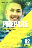 Prepare Level 3 Student's Book with eBook. Autor: Kosta Joanna, Williams Melanie. SmakLiter.pl Okładka książki Prepare Level 3 Student's Book with eBook