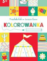 Okładka książki Przedszkolak w świecie barw. Kolorowanka 3+
