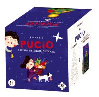 Okładka książki Pucio i Misia ubierają choinkę