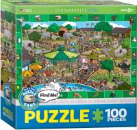 Opakowanie Puzzle 100 Smartkids A Day in the ZOO 6100-0542