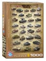 Opakowanie Puzzle 1000 Czołgi z okresu II wojny światowej