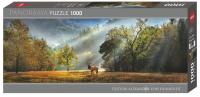 Puzzle 1000 Jeleń o poranku. Wydawca: Heye. SmakLiter.pl Opakowanie Puzzle 1000 Jeleń o poranku